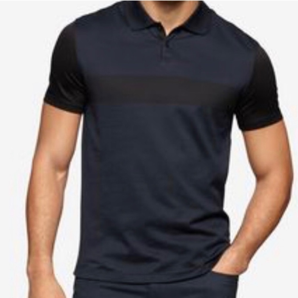 CALVIN KLEIN Liquid Cotton Stripe Polo